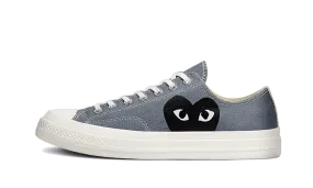 Chuck Taylor All-Star 70s Ox Comme des Garons PLAY Steel Grey