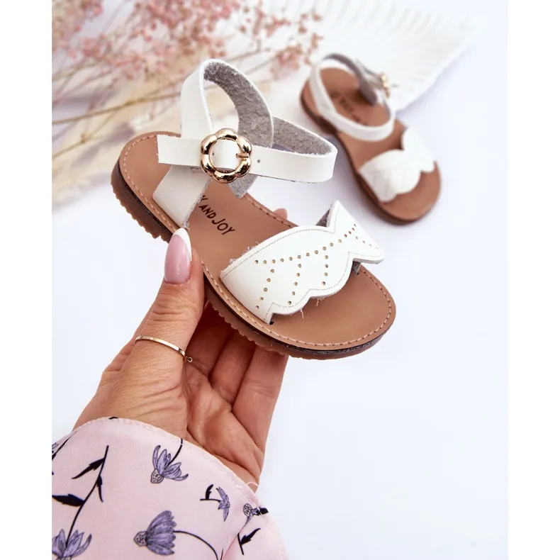 Classic Children's Sandals White Izzy