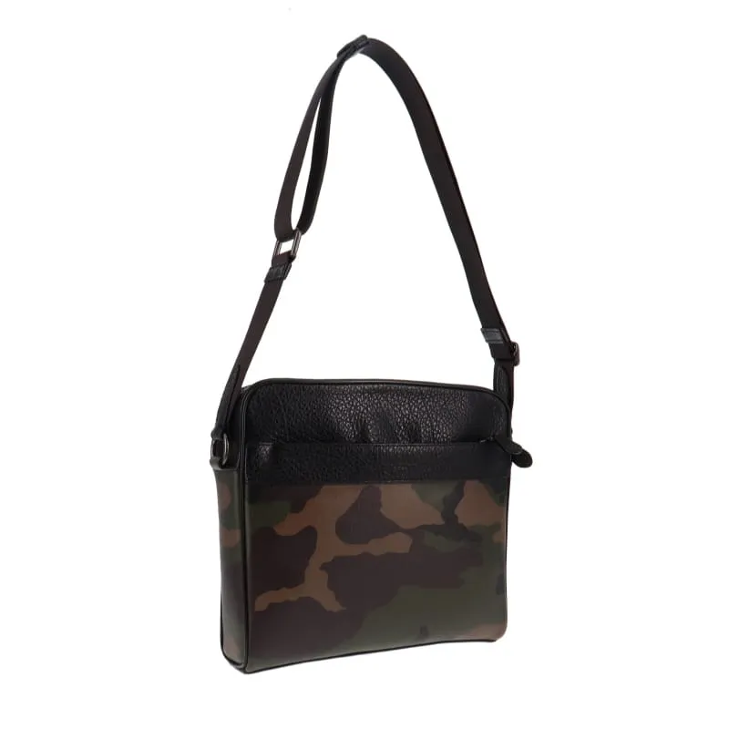 Coach Charles Camo Crossbody Large Camera Bag