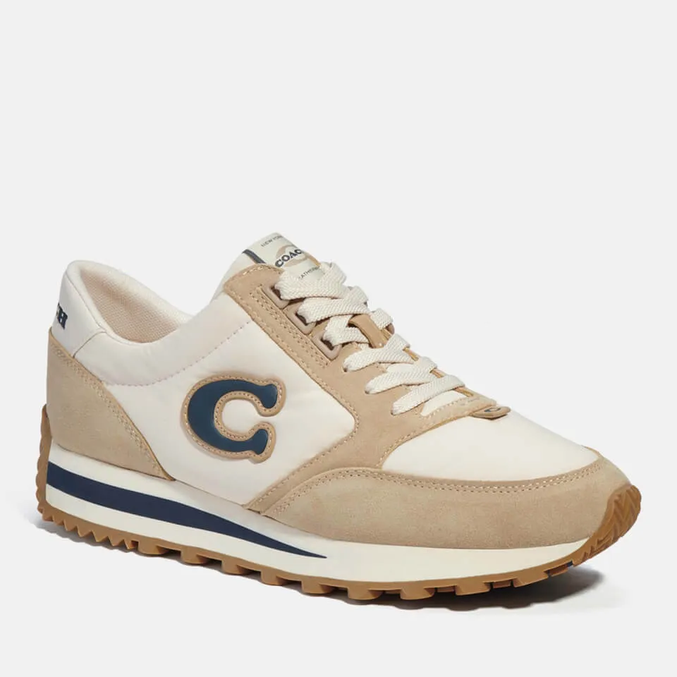 Coach Women's Suede, Shell and Leather Trainers - UK 3 | Coggles