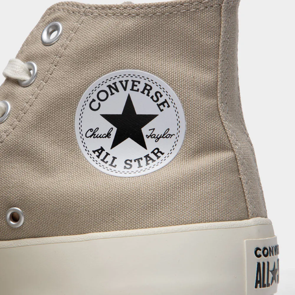 Converse Chuck Taylor All Star Lugged 2.0 Platform Hi Beach Stone / Egret - Black