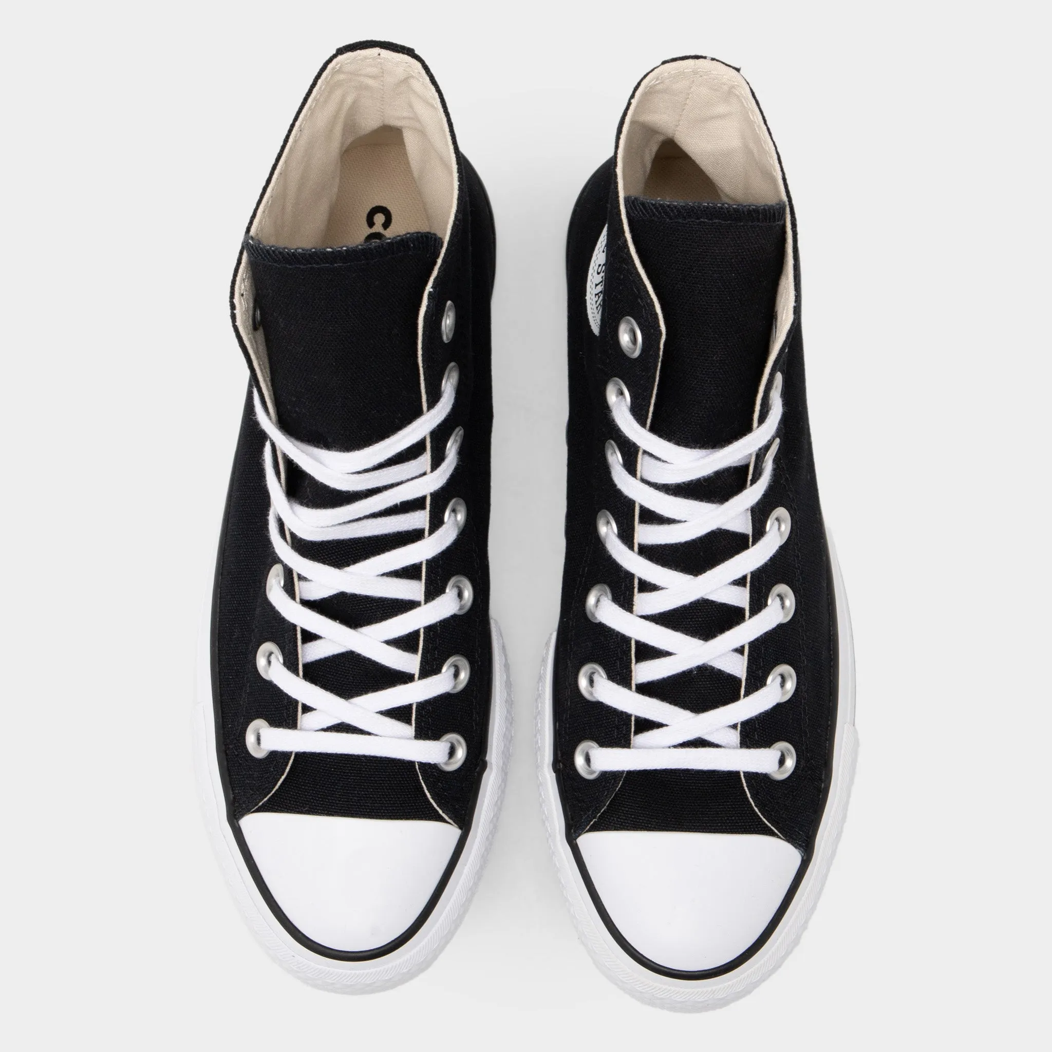 Converse Chuck Taylor All Star Platform Canvas Black / White - White