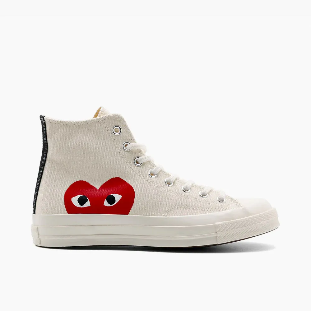 Converse x COMME des GARONS PLAY Chuck Taylor Hi / Beige