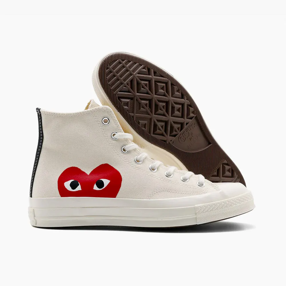 Converse x COMME des GARONS PLAY Chuck Taylor Hi / Beige