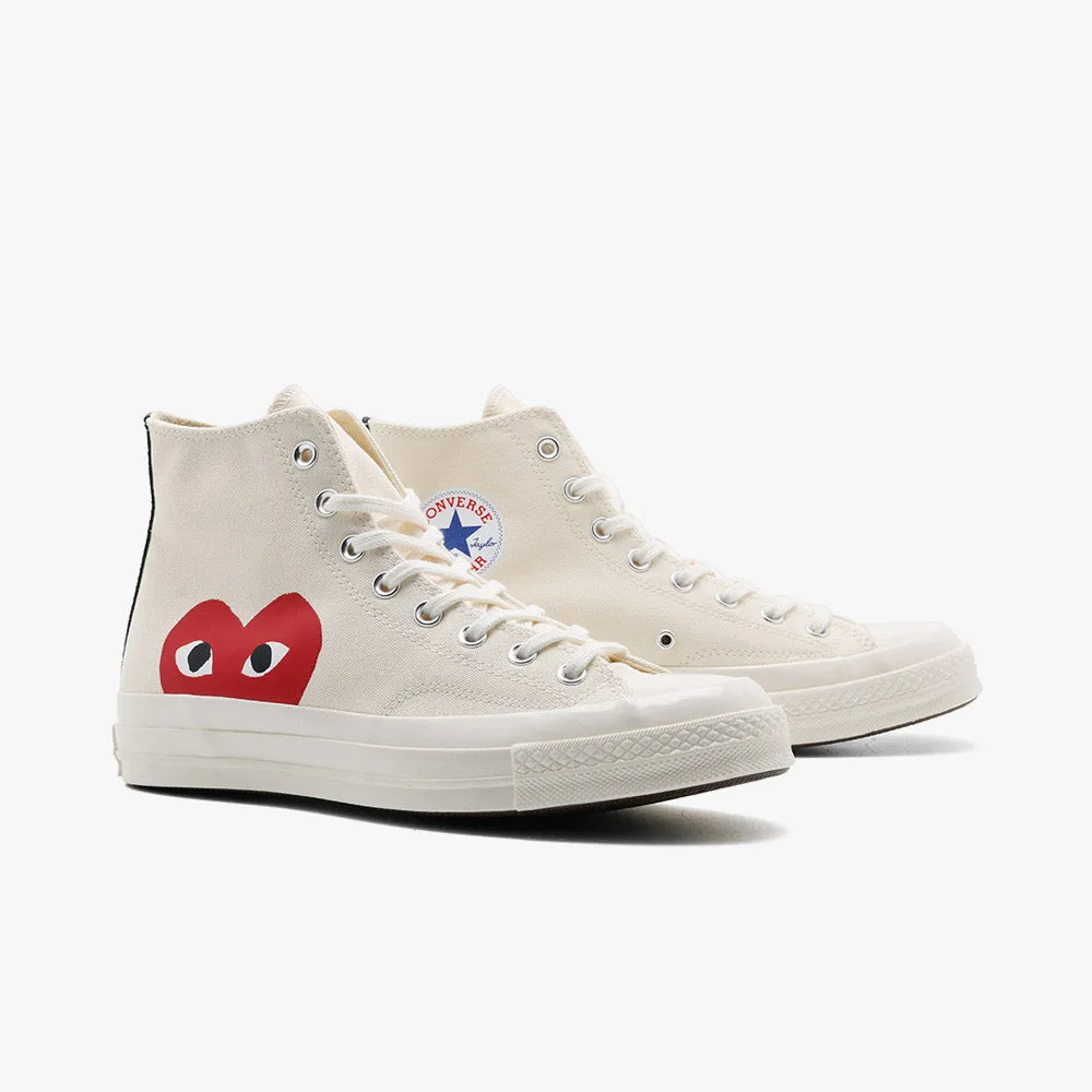 Converse x COMME des GARONS PLAY Chuck Taylor Hi / Beige