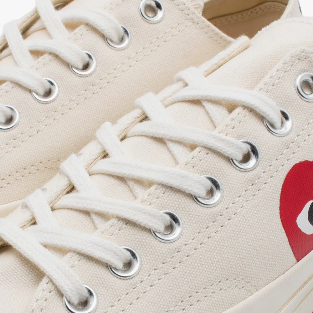 Converse x COMME des GARONS PLAY Chuck Taylor Ox / Beige