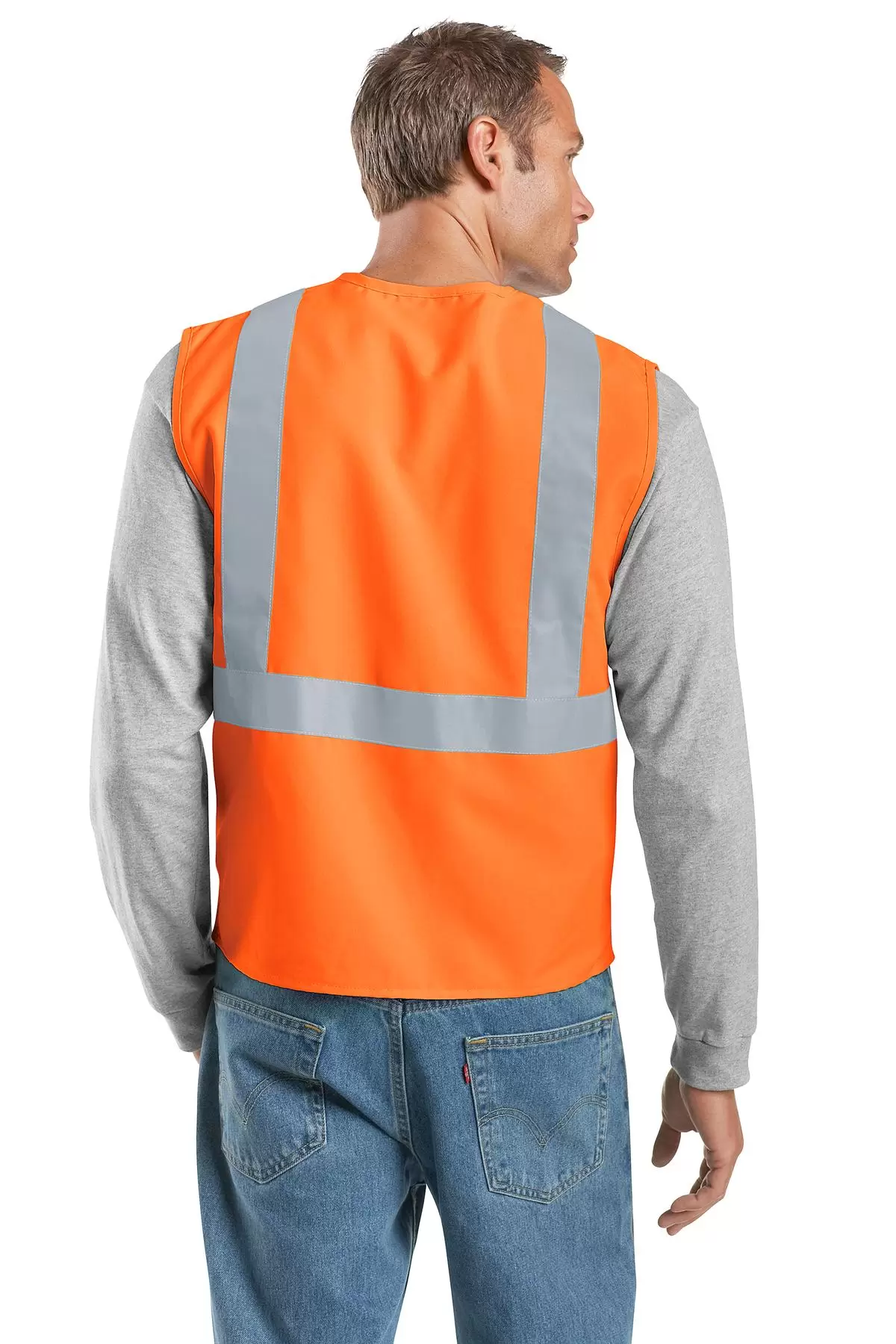 Cornerstone CSV400 CornerStone - ANSI 107 Class 2 Safety Vest SKU: CSV400