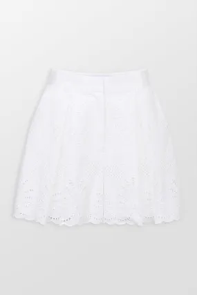 Cotton Embroidery Shorts