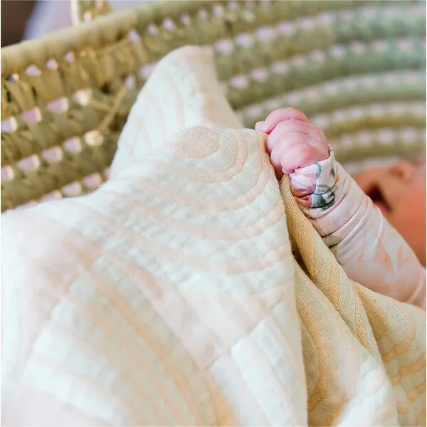 Crane Baby Jacquard Blanket Rainbow, Parker