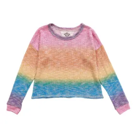 Crochet Sweater | Rainbow Ombre