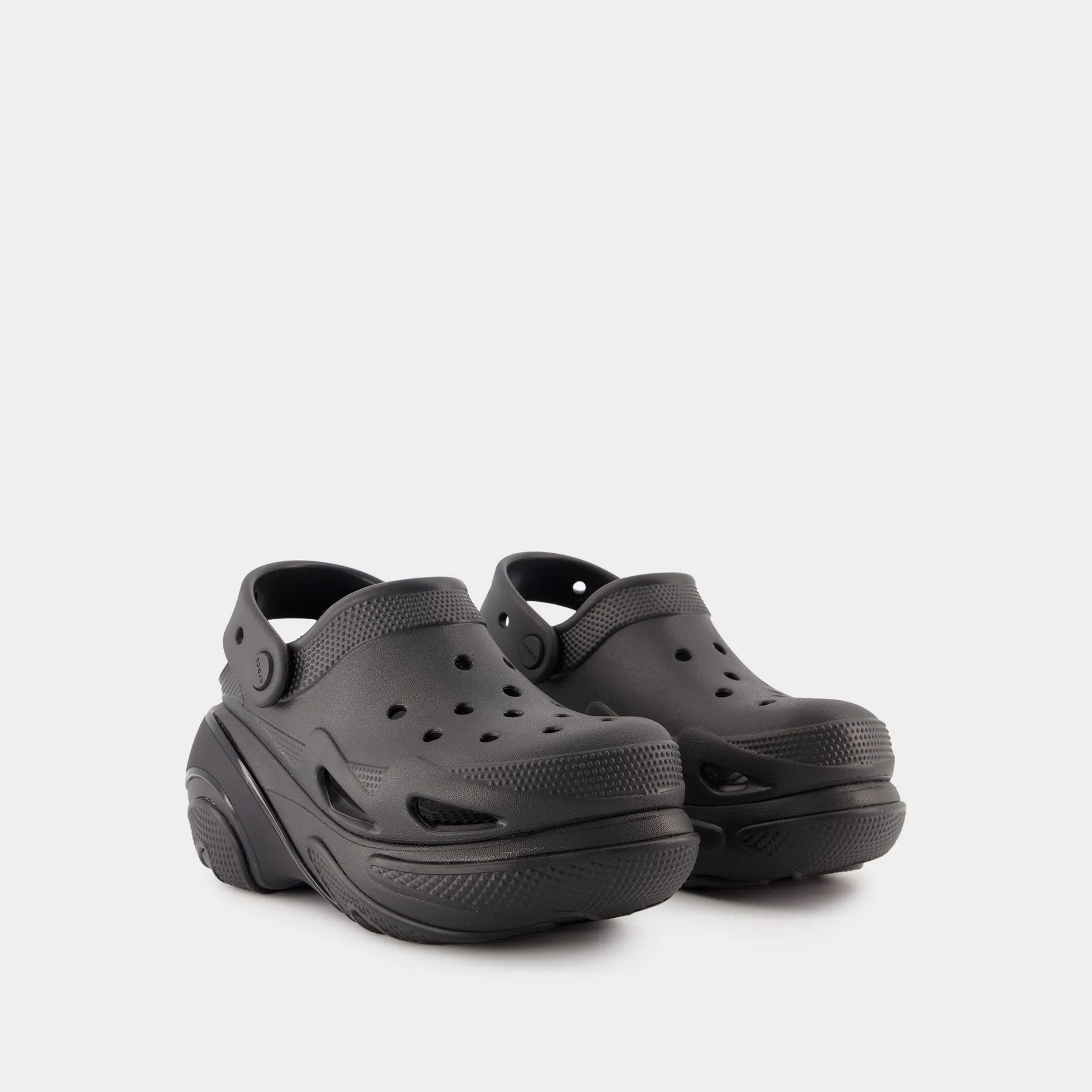 Crocs  Bubble Crush Sandals - Crocs - Synthetic - Black