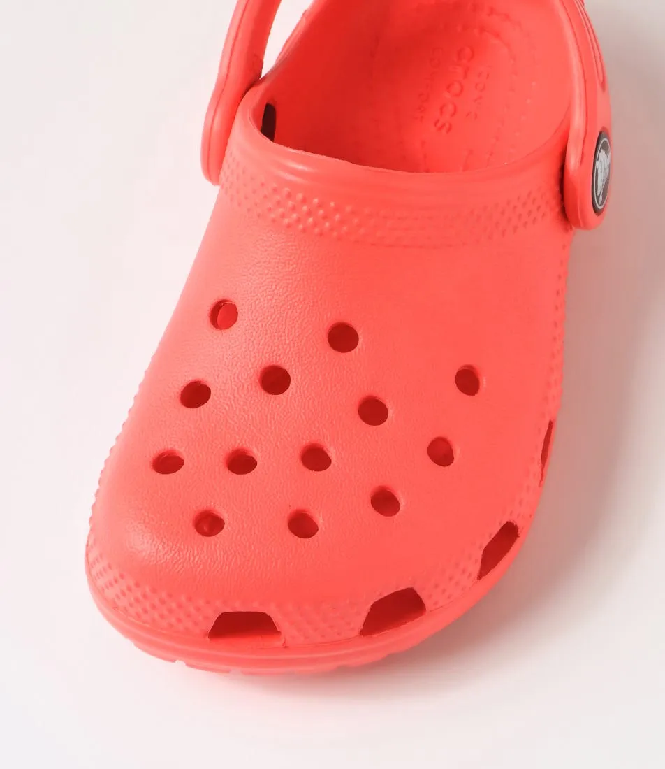 CROCS Classic Clog Tot Neon Watermelon Sandals