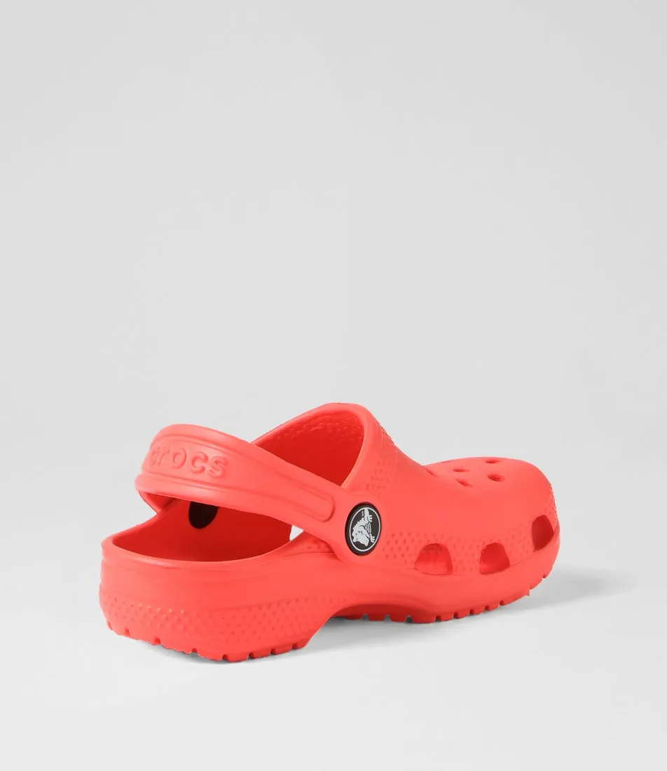 CROCS Classic Clog Tot Neon Watermelon Sandals