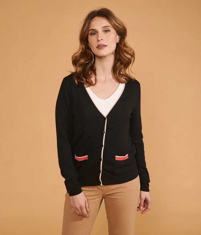 Devernois GRINGO V-NECK CARDIGAN