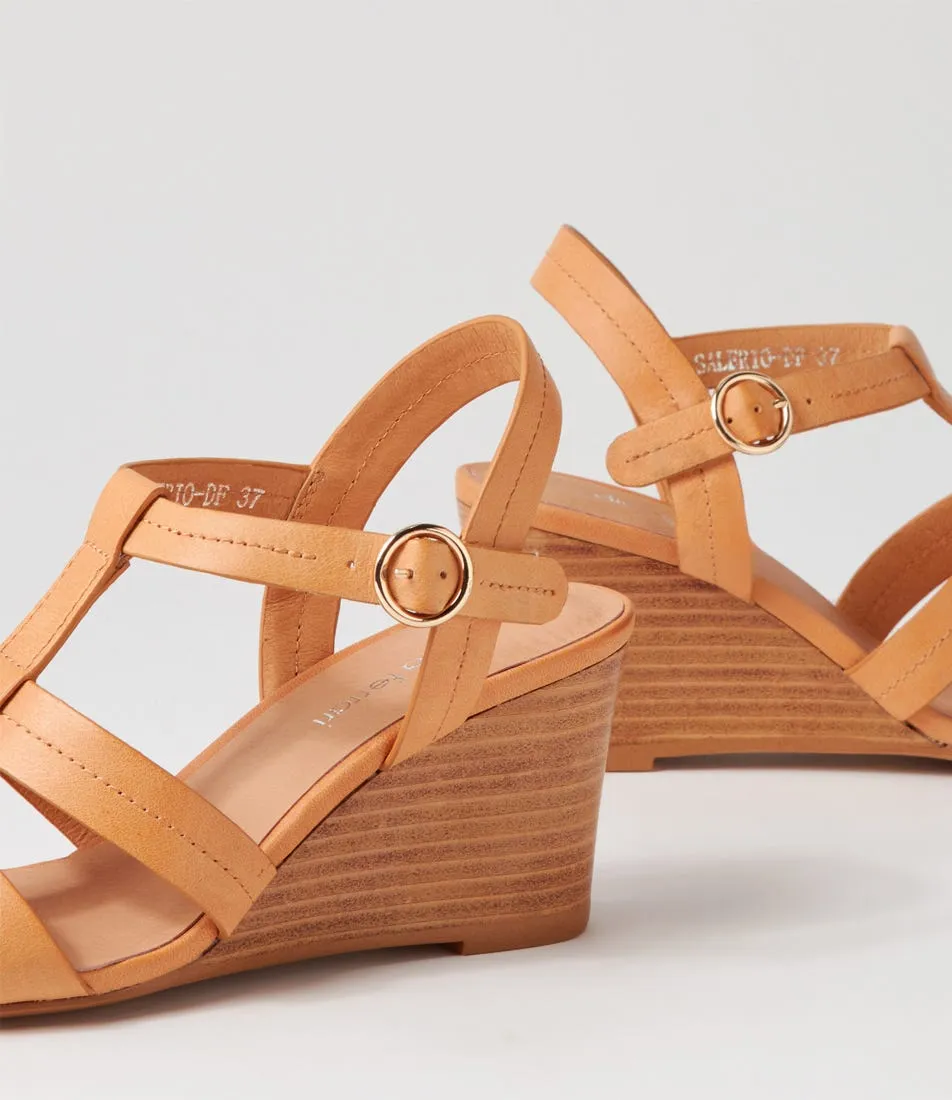 DIANA FERRARI Salerio Mandarin Natural Leather Sandals