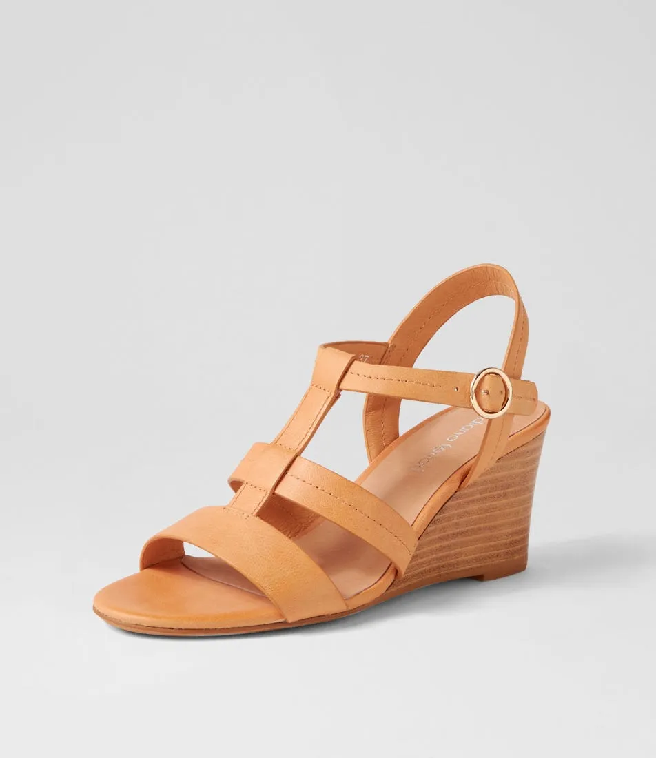 DIANA FERRARI Salerio Mandarin Natural Leather Sandals