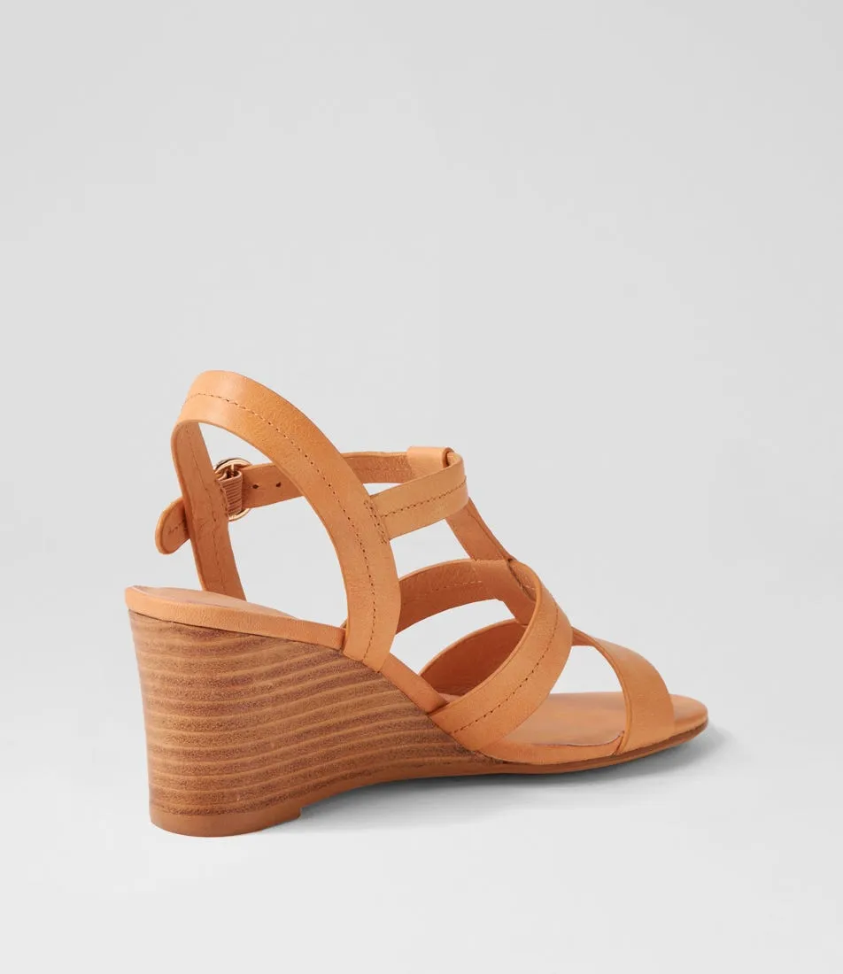 DIANA FERRARI Salerio Mandarin Natural Leather Sandals