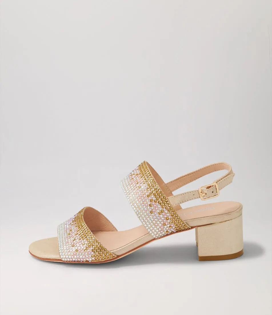 DJANGO & JULIETTE Aweso Rose Shimmer Multi Sandals