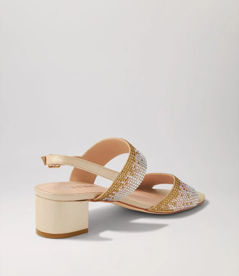 DJANGO & JULIETTE Aweso Rose Shimmer Multi Sandals