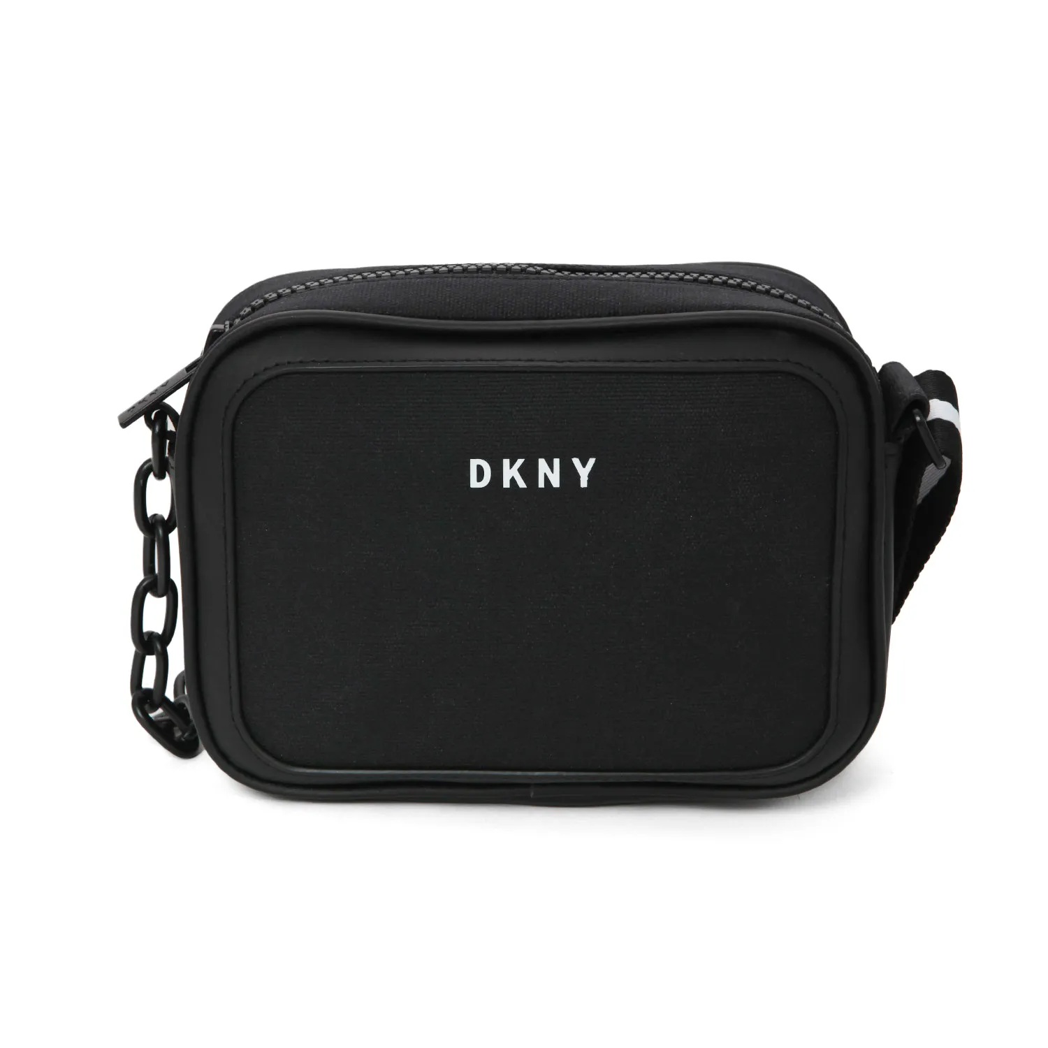 Dkny Black Shoulder Bag With Logo For Girls And Teen