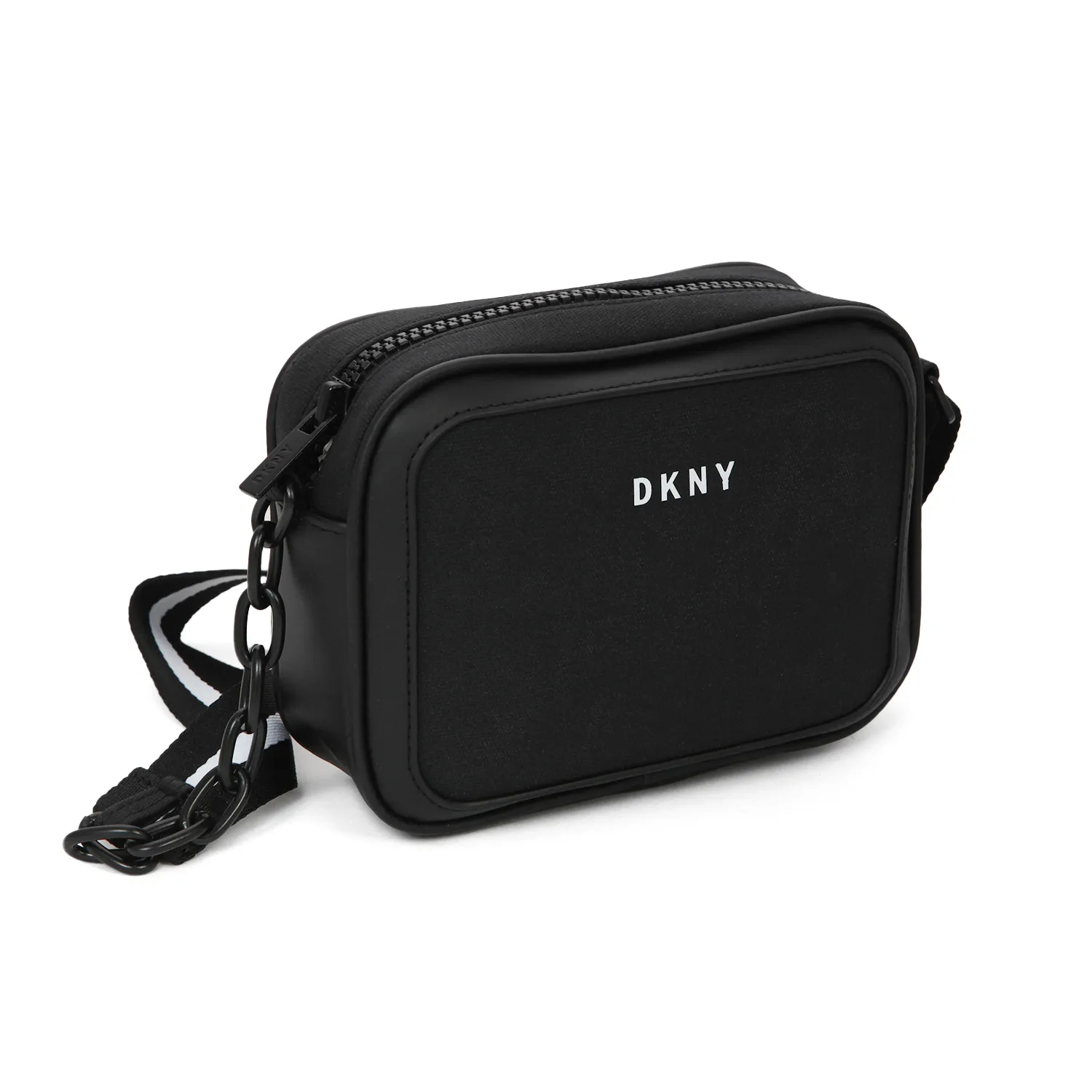 Dkny Black Shoulder Bag With Logo For Girls And Teen