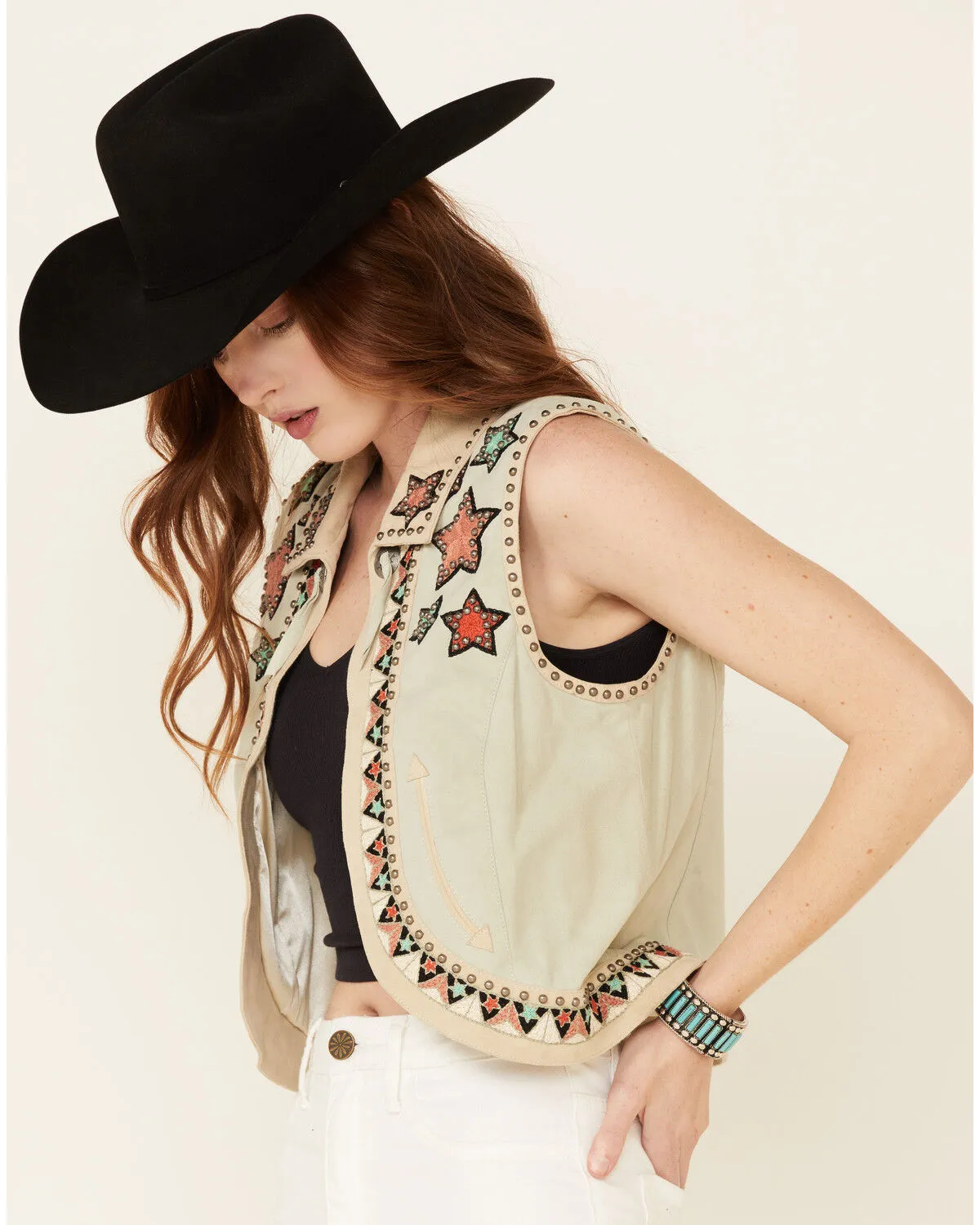 Double D Ranch Women's Song Of The West Suede Vest