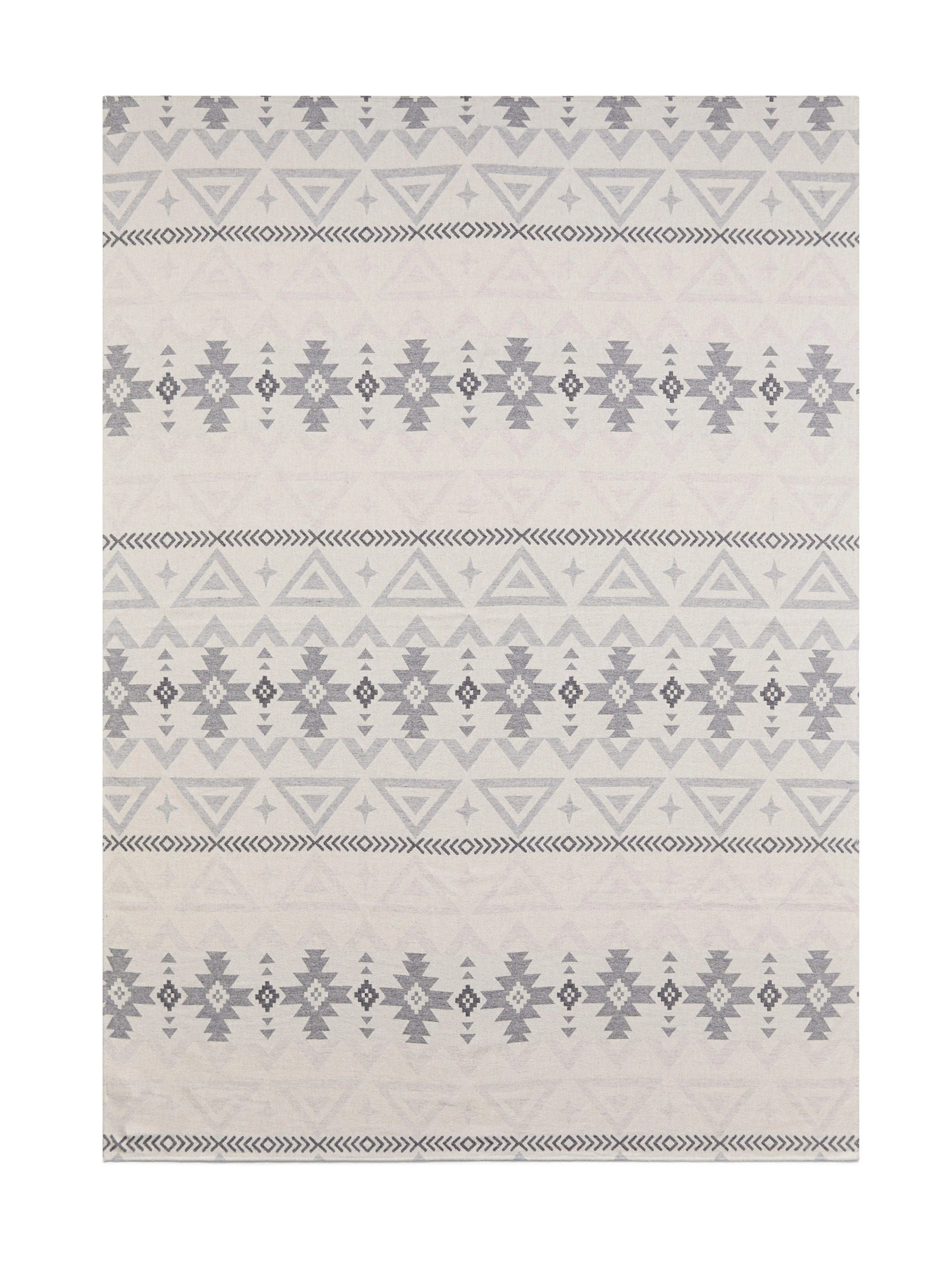 Doug Good Feather Adirondack Blanket - Ivory North Star