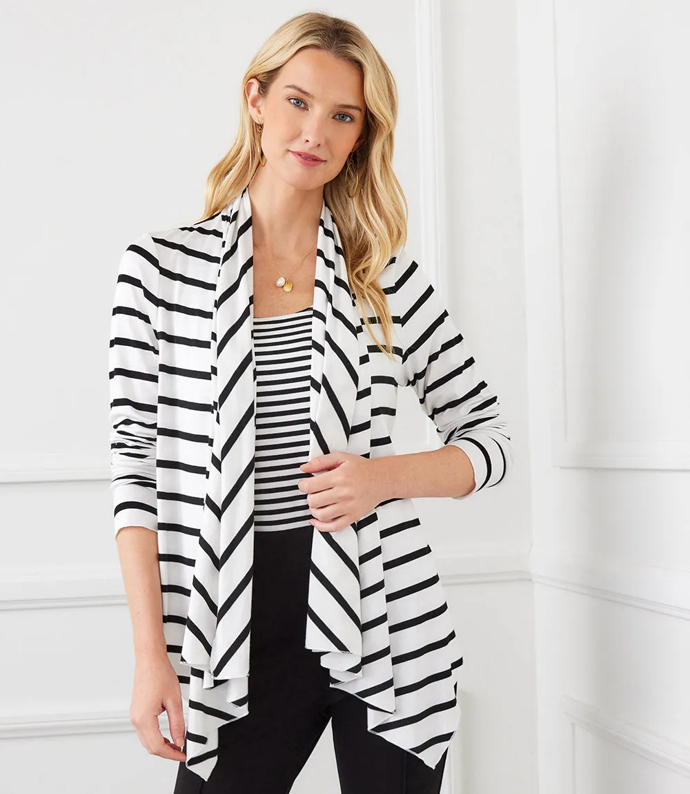 Drape Front Cardigan