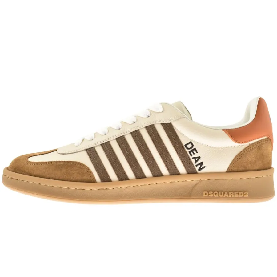 DSQUARED2 Boxer Trainers Beige