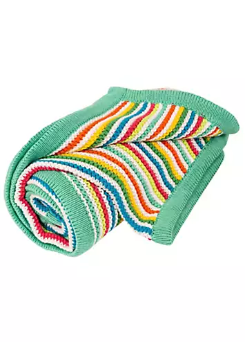 East Coast Nursery Stripe Knitted Blanket