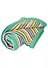 East Coast Nursery Stripe Knitted Blanket