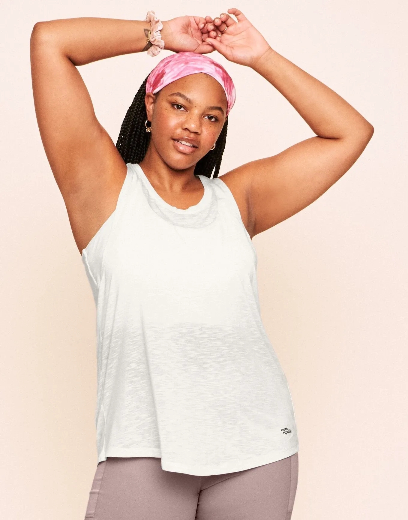 Emmaline Dropped Armhole Tank Workout Tank