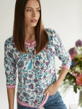 Escorpion FLORAL PRINT CARDIGAN