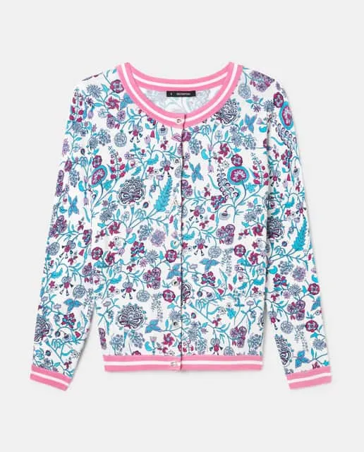 Escorpion FLORAL PRINT CARDIGAN