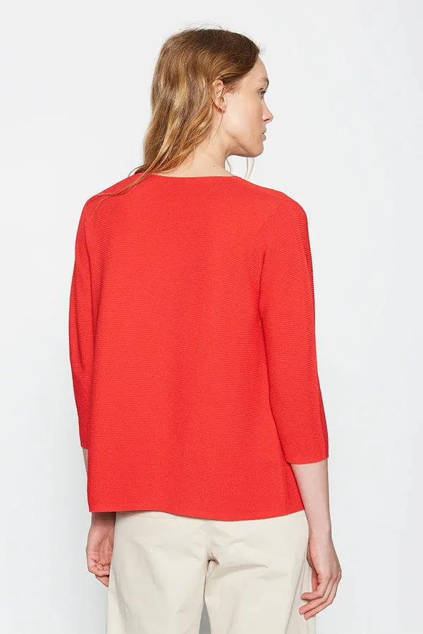 Escorpion RED BASIC 3/4 SLEEVE CARDIGAN