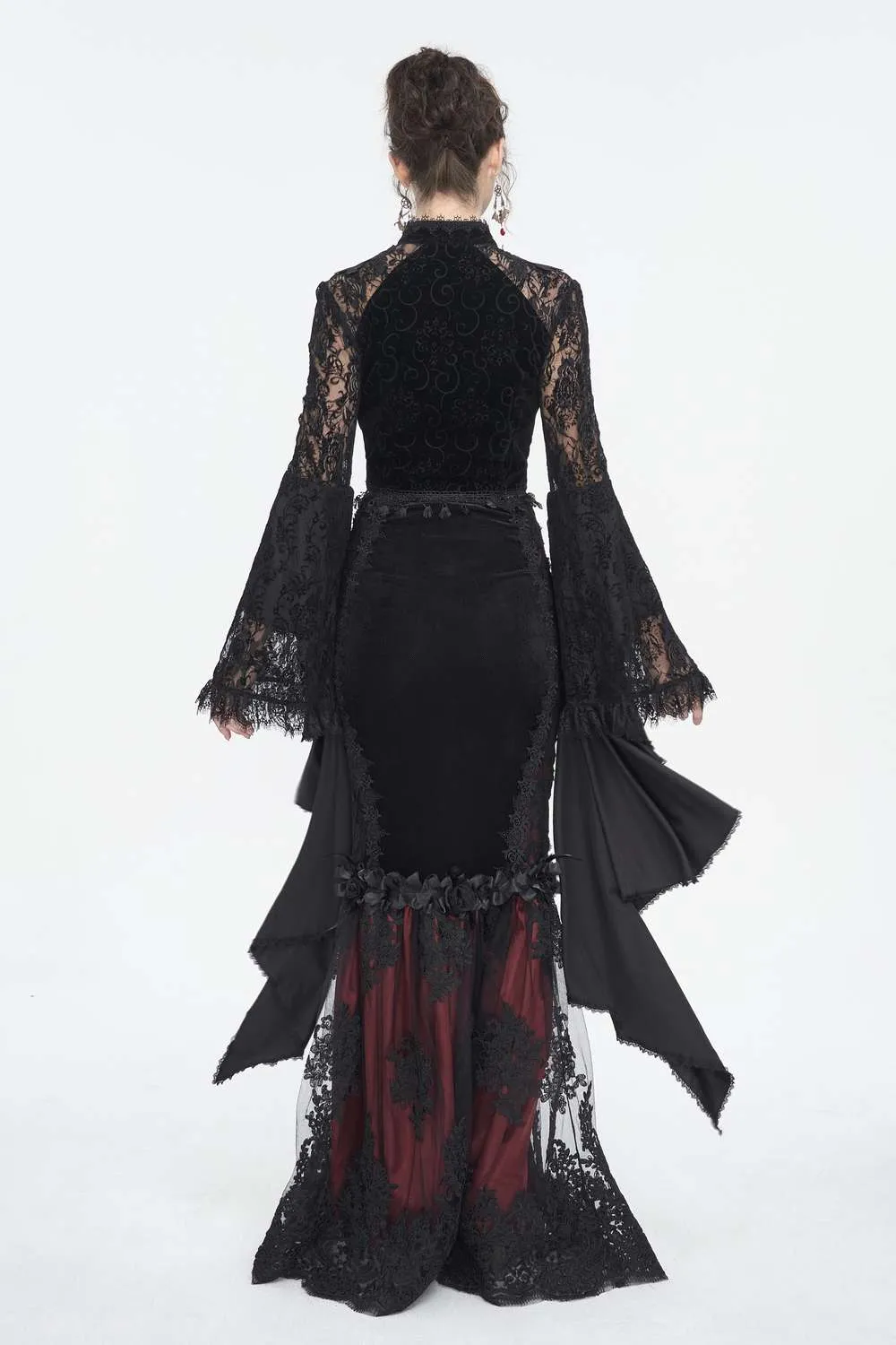 Eva Lady - Gothic lace jacket with flared sleeves ECT014 | Dark Ages