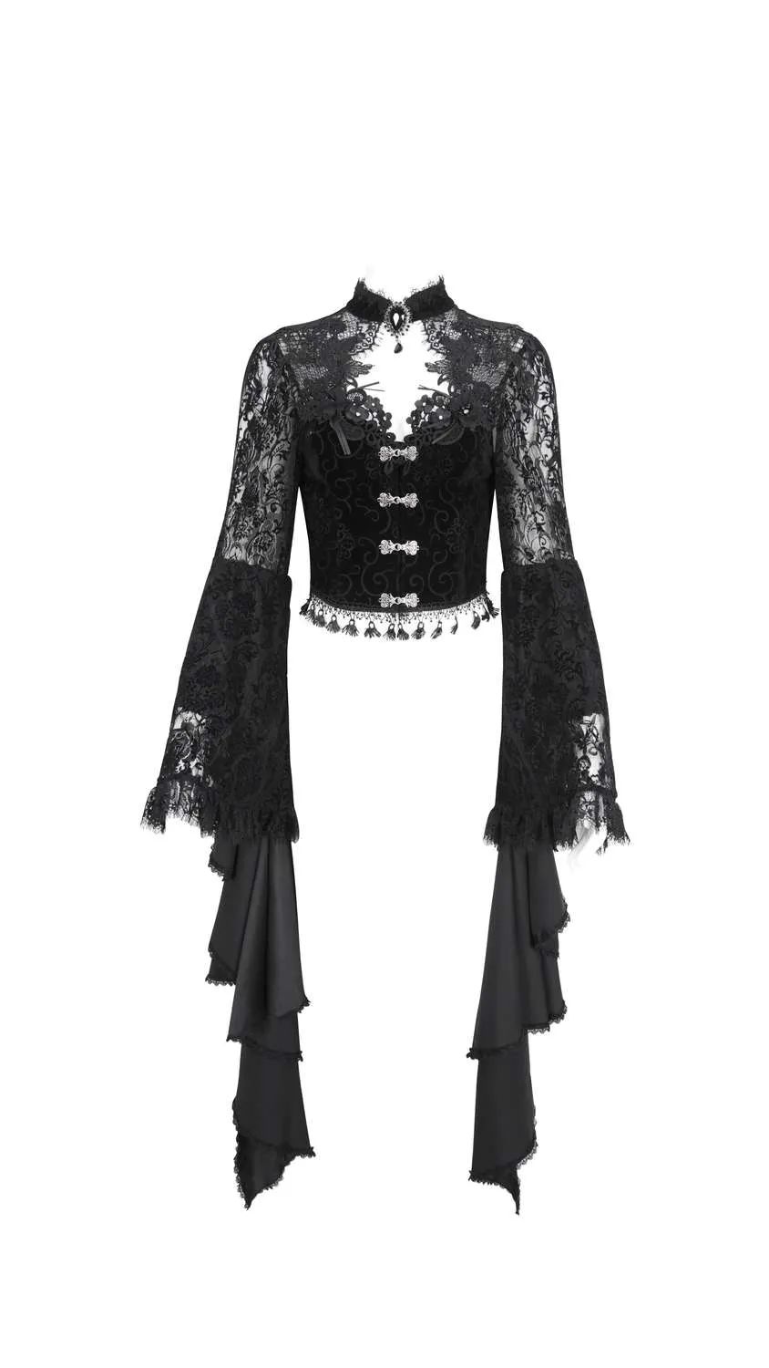 Eva Lady - Gothic lace jacket with flared sleeves ECT014 | Dark Ages