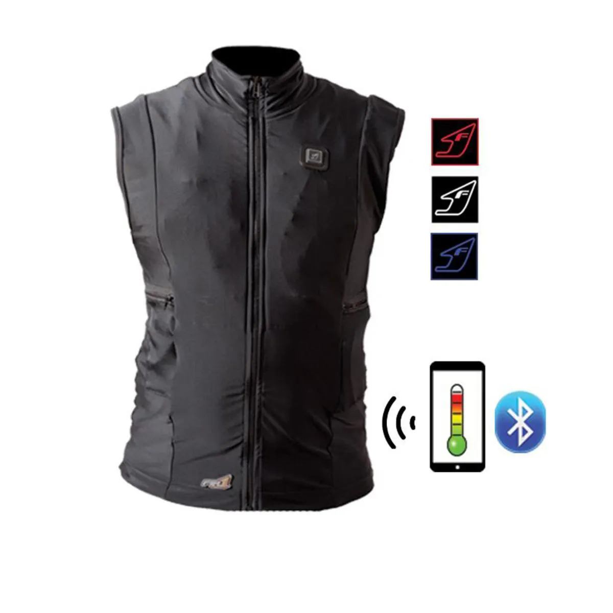 Fired Up X Infrared Heated Vest Liners with Smartphone Temperature Control Application