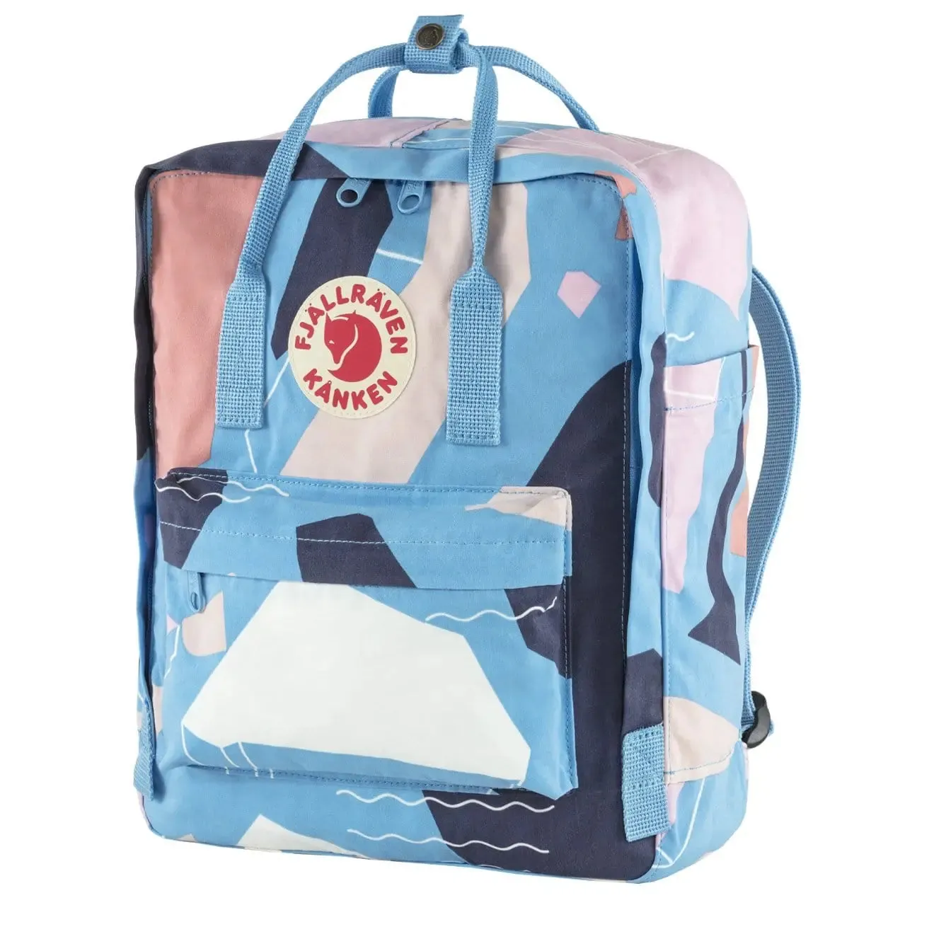 Fjallraven Kanken Art Classic Backpack Ocean Surface