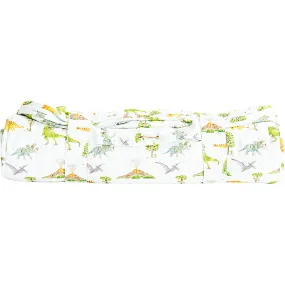 Fort Weekend The Dinosaur Print Sleeping Bag, White & Multicolors