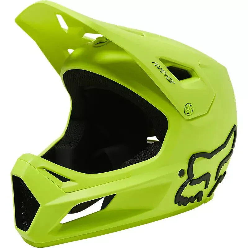 Fox Racing Rampage Full Face Helmet - Youth - Flo Yellow