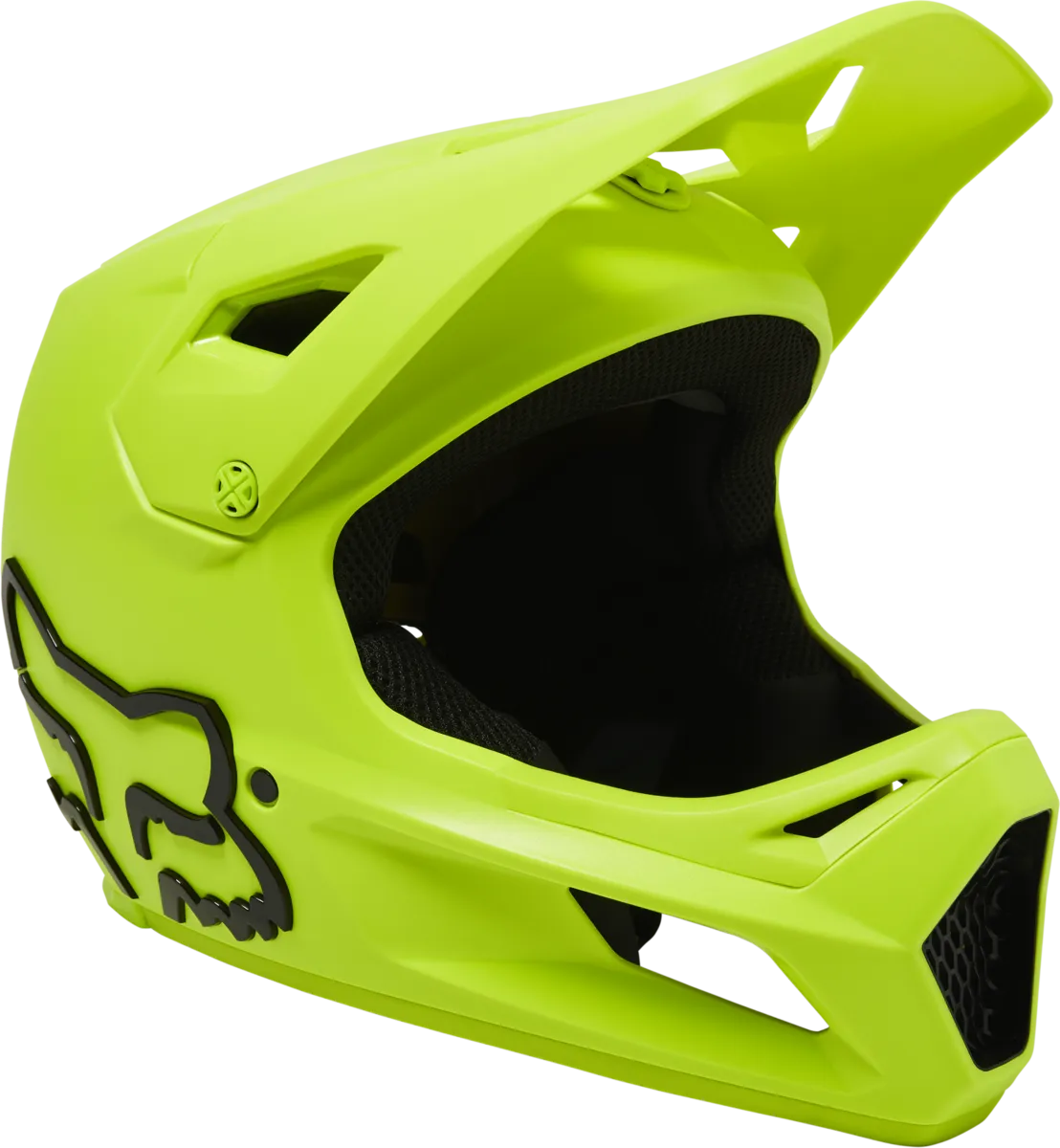 Fox Racing Rampage Full Face Helmet - Youth - Flo Yellow