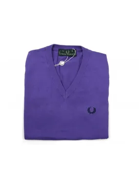 Fred Perry Man Vest Art. 30402079 COL 0869 Plain Purple