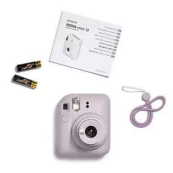 Fujifilm Instax Mini 12 Instant Camera with 40 Shot Film Pack - Lilac Purple | Kaleidoscope