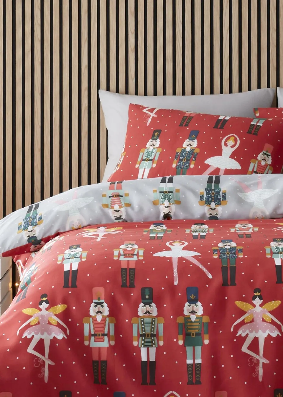 Fusion Christmas Nutcracker Duvet Cover Set