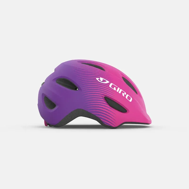 Giro Scamp Child Helmet - Matt Bright Pink-Purple Fade - 2023