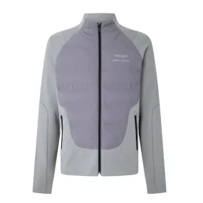 Hackett Quilt Front AMR Grey Hybrid Jacket | Menswear Online