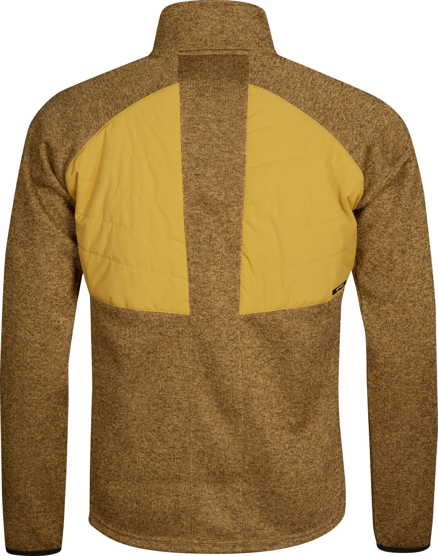 Halti Men's Streams Hybrid Knit Layer Jacket Dried Tobacco Yellow Melange | Buy Halti Men's Streams Hybrid Knit Layer 