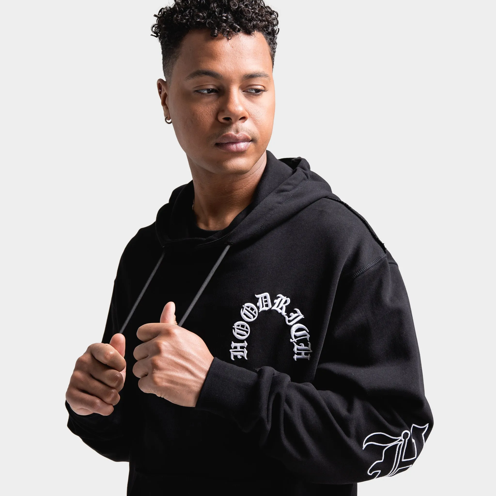 Hoodrich Helix Hoodie Black / White