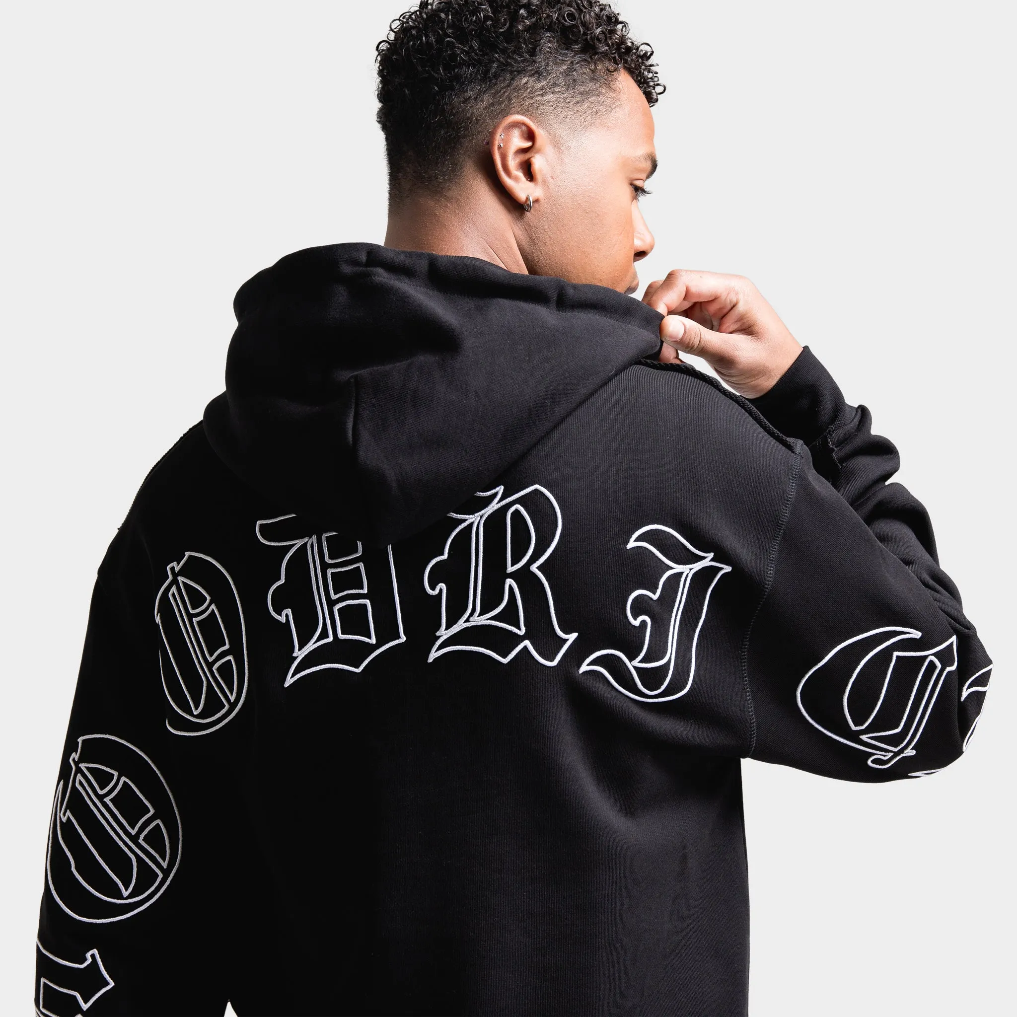 Hoodrich Helix Hoodie Black / White